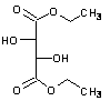 D-酒石酸二乙酯CAS NO.: 13811-71-7的结构式