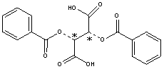 L-二苯甲酰酒石酸 CAS号：2743-38-6